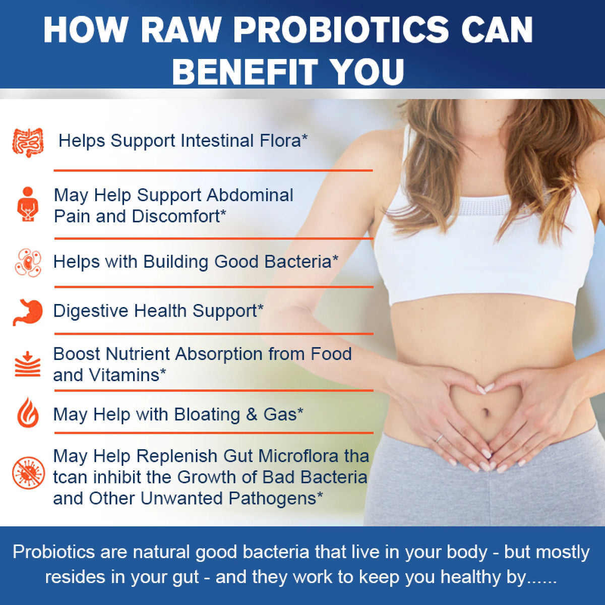 (3 Pack) Probiotics for Women and Men, with Prebiotics and Digestive Enzymes,Digestive & Gut Health by GPGP