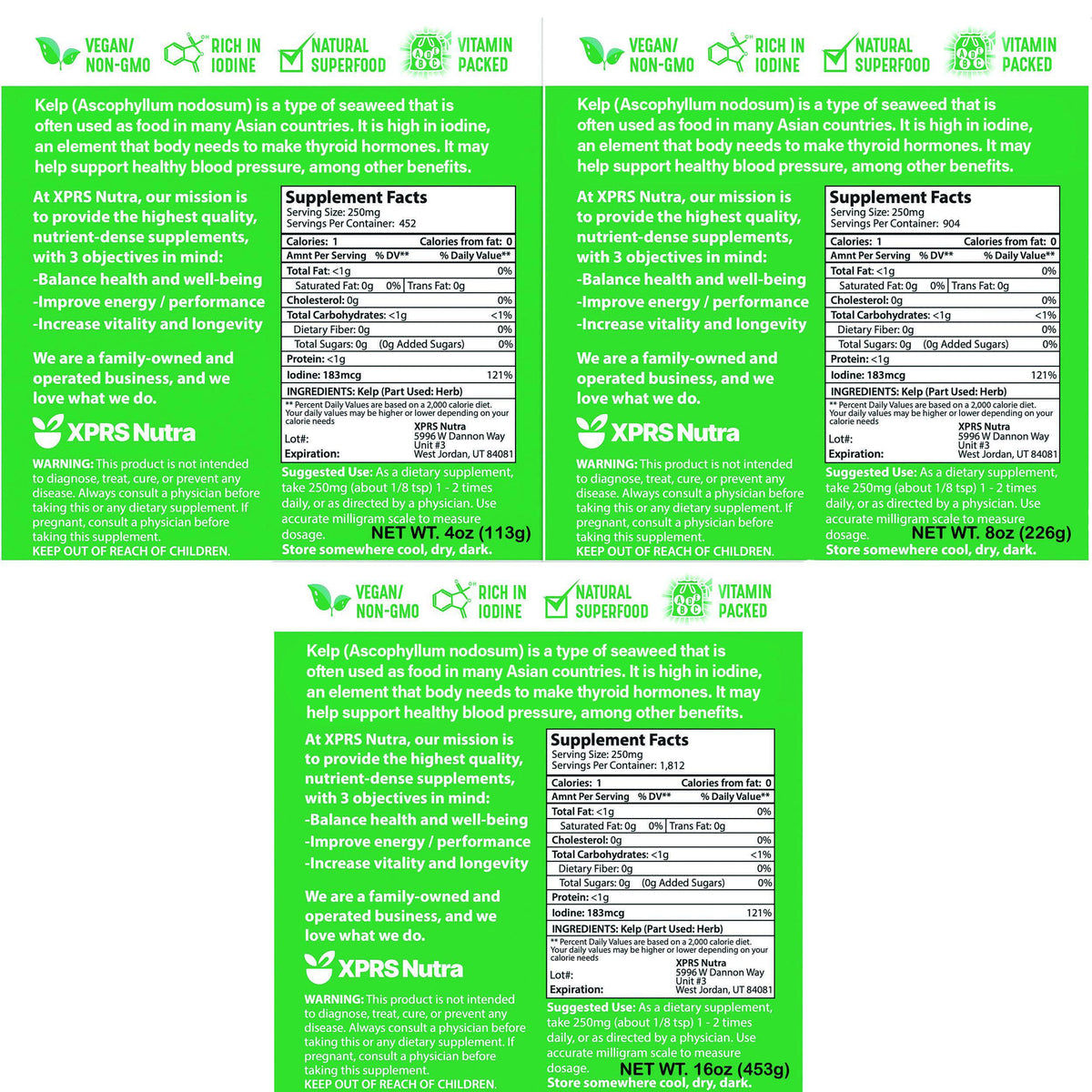 Organic Kelp Powder